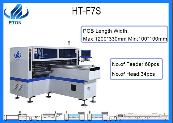 Linha de produção de SMT semi-auto na máquina industrial leve conduzida da picareta e do lugar para a montagem conduzida do tubo