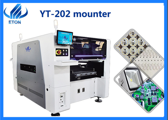 Elevada precisão do módulo duplo da máquina da picareta e do lugar de SMT das cabeças de SMD 20