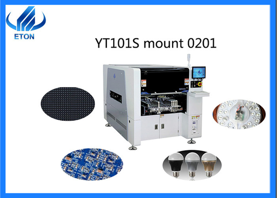 A máquina 10PCS de SMT Mounter do bulbo/exposição/motorista do diodo emissor de luz dirige a velocidade 40000CPH média