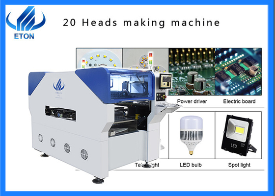 Máquina multifuncional da montagem do diodo emissor de luz do módulo do dobro da elevada precisão AC380V 6KW