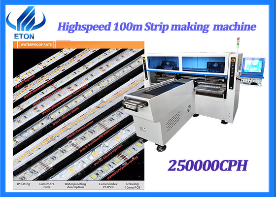luz de tira de 5m/10m/25m/50m/100m que faz a máquina 68 alimentadores Chip Mounter Machine