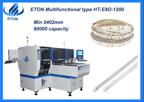 90000CPH SMT Montador Duplo Braço Duplo Módulo Dupla Velocidade Para Luz de Tubos/Lanças/Luzes