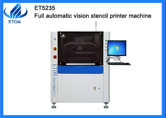 Raspador de aço e de raspador do picovolt máquina automática completa da impressora do estêncil da visão