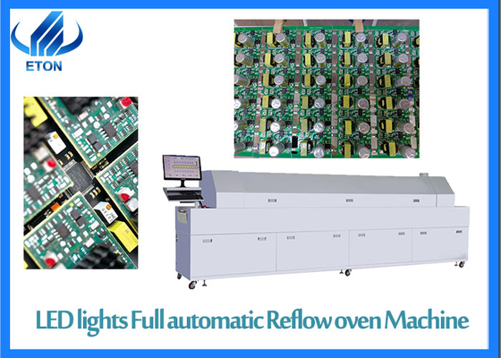 Luzes automáticas completas do tubo do diodo emissor de luz de Oven Machine For do Reflow do conjunto de SMT