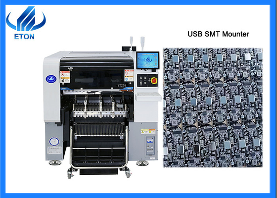 80000 Cph USB Mounter PCB SMT Linha de Produção para IGBT Produto / Toy Driver
