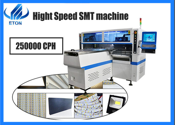 Máquina de montagem de LED SMT de alta precisão 250000CPH 1m FPCB