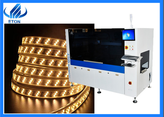 Máquina de impressão automática de tiras de LED para soldagem de pastagem de estêncil 6 - 300 mm/sec