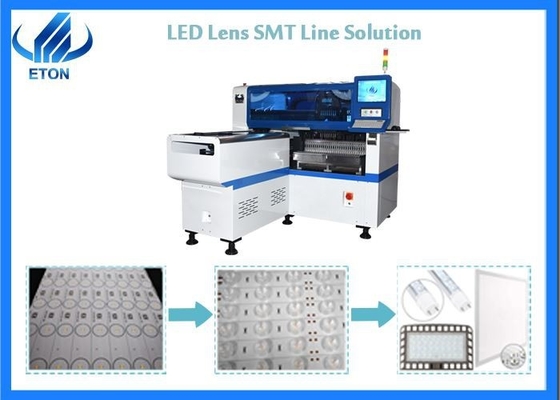 E8S-1200 LED Pick And Place Machine 45000CPH Sistema duplo Módulo duplo 4 câmeras