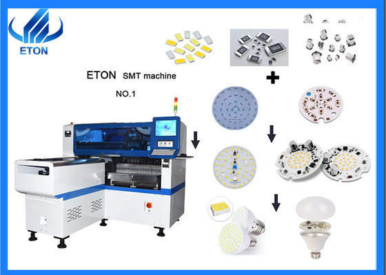 45000CPH SMT Pick And Place Machine Alta precisão para LED Light Power Driver Lens