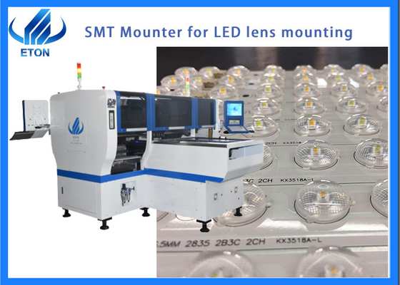 Máquina de montagem SMT de alta velocidade para fabricação de lentes LED