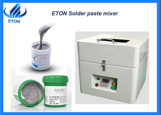 SMT Solder Paste Mixer AC 220V Fornecimento de energia 1000 rpm Velocidade máxima para mistura