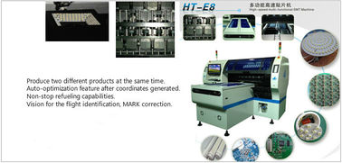 O sistema duplo Smd conduziu a máquina HT-E8T-1200 da montagem multi - Mounter funcional