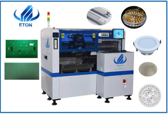 Precisão alta manual da velocidade da montagem da máquina 40000 CPH da picareta e do lugar de Smt de 8 bocais