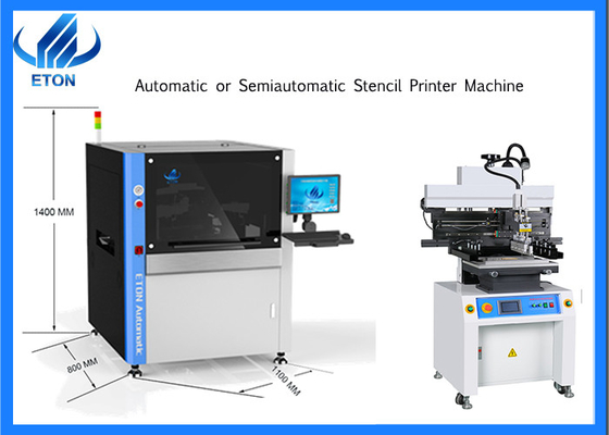 Linha impressora semi automática Machine de Smt do estêncil do PWB das zonas SIRA da impressora 6 do estêncil