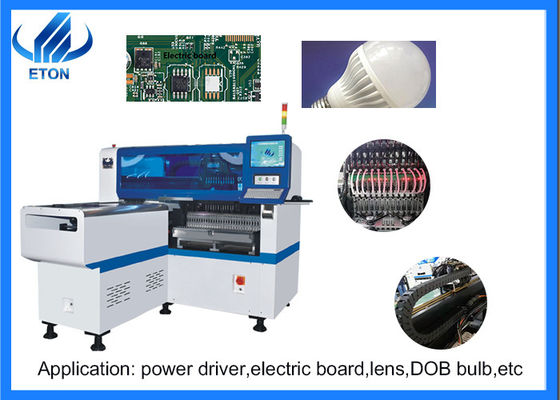 A máquina de SMT pode montar componentes para 0402-17mm, produzindo a lente, conduziu o tubo, conduziu o bulbo, tira flexível, motorista do poder