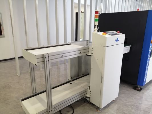 Tela táctil da cor verdadeira de controle de exposição da máquina do carregador do trilho de SMT único