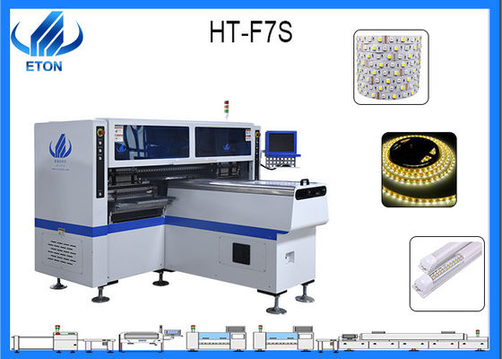 máquina da picareta e do lugar na linha de produção de SMT na luz conduzida industrial para a montagem conduzida do tubo