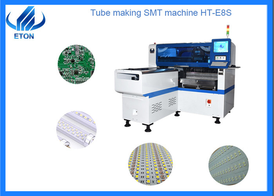 Máquina E8S do smt do de alta capacidade com a máquina principal do mounter de 12 SMT