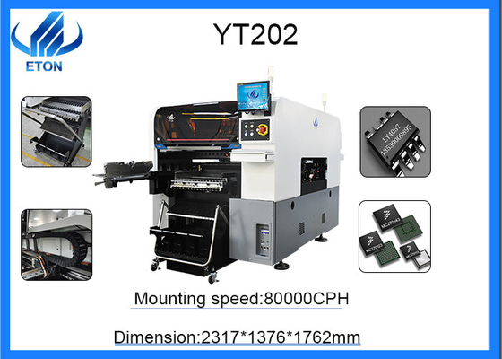 Motorista Board Mounting Machine da luz do diodo emissor de luz 80000 CPH com acoplamento do carro