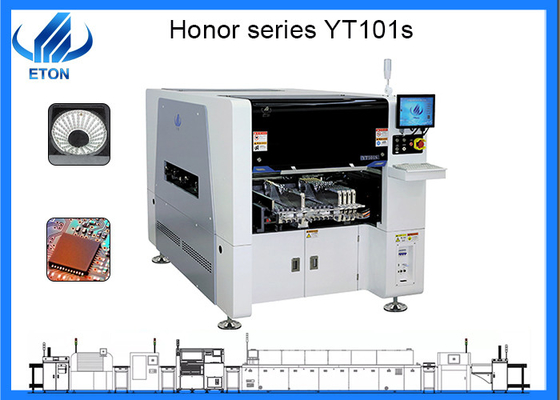 luzes do diodo emissor de luz de 380V 50HZ SMT Chip Making Machine For e motorista de PWB Board