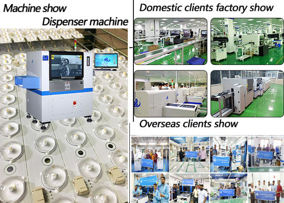 Máquina dispensadora automática de cola 1800 mm de comprimento com sistema de posicionamento CCD