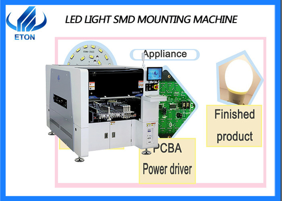 Máquina de processamento elétrica do PWB da placa SMD Chip Mounter 40000CPH