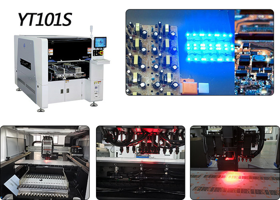 Máquina de processamento elétrica do PWB da placa SMD Chip Mounter 40000CPH
