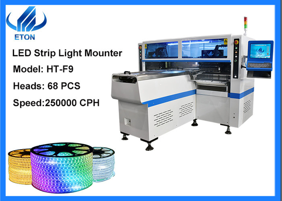 Luz de tira Mounter do diodo emissor de luz HT-F9 que monta máquina de SMT da microplaqueta/resistor/capacitor do diodo emissor de luz