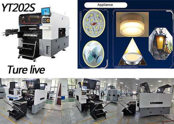 Máquina elétrica SMT automático Mounter do lugar da picareta de SMT da placa de 20 cabeças