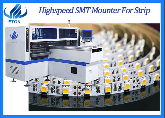 68 Alimentação SMT Máquina de montagem para LED Tube Strip Light Pick And Place 180000 CPH