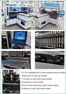 Máquina HT-F7S 180K da montagem de SMT para a máquina do conjunto do PWB da luz de 0.5M Strip