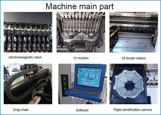 Mounter 45K Chip Mounter For Led da microplaqueta de SMT e placa elétrica