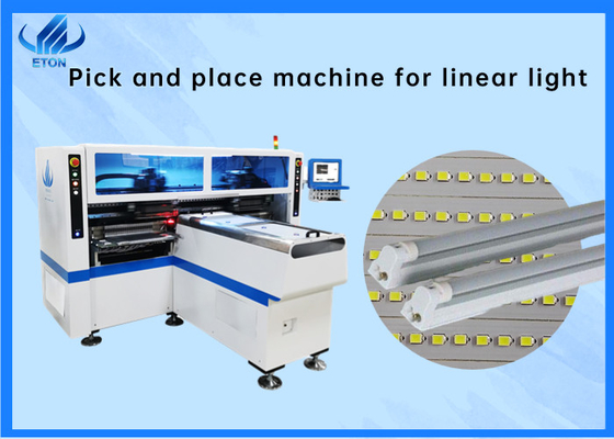 Tubo do diodo emissor de luz de SMT Chip Mounting Machine For do de alta capacidade de 180000 CPH/luz de painel