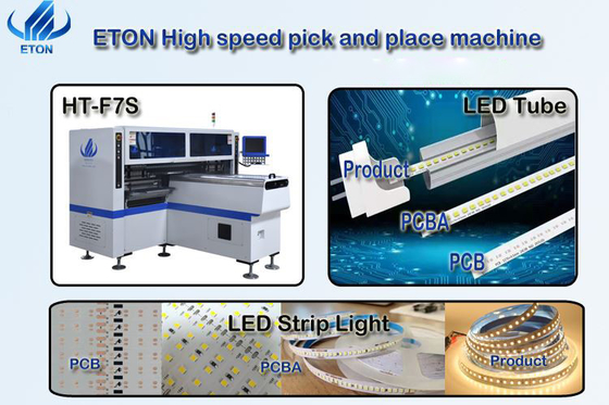 Placa rígida do PWB que faz o diodo emissor de luz Chips Pick And Place Machine de SMT Mounter 180000CPH