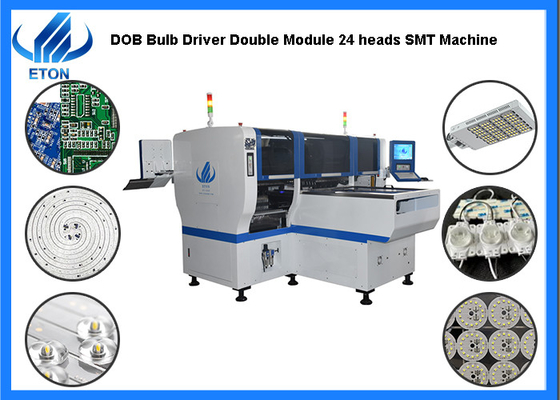 velocidade dobro do módulo dobro do braço do dobro de 8kw SMT Mounter para o tubo/tira/luz de bulbo