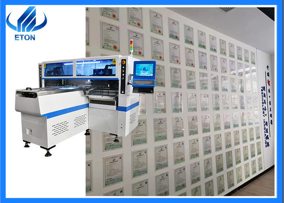 Cabeças da máquina 68 da picareta e do lugar de 250000CPH SMT para a luz do tubo do diodo emissor de luz/luz de tira