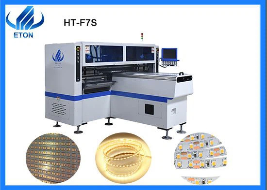 Máquina da montagem de HT-F7S SMT com os 68 alimentadores com função de alimentação automática