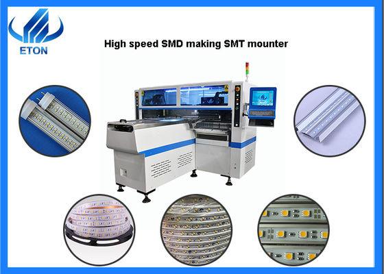 A picareta de poupança de energia de SMT coloca a máquina com 68 cabeças 68 estações do alimentador