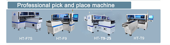 Máquina de fabricação de luz LED CE Dual Arm 34 Heads Linear Motor SMT Machine