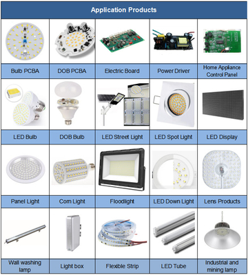 Máquina de selecção e colocação SMT de cabeça dupla para lâmpadas LED / produtos elétricos