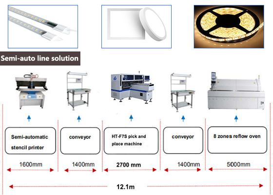 Máquina de montagem de tubos LED de alta velocidade 68