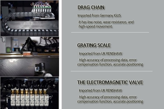 Máquina de montagem SMT HT-E8S-1200: PCB de 0,5-5 mm, 45000CPH, Visão+Correção de marca