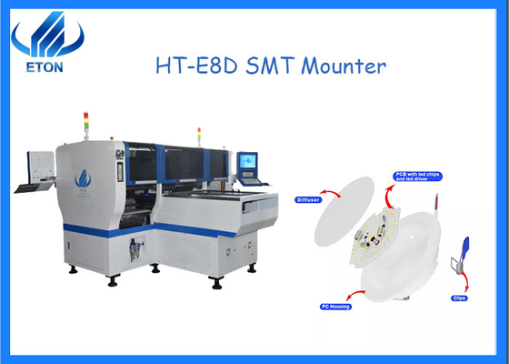 ETON HT-E8D-1200 SMT LED Chip Mounter 90000CPH Máquina de montagem de PCB