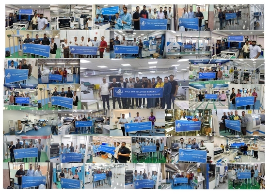 136 Máquina de seleção e colocação de bocal mais rápida para produção de tiras de LED na indústria de LED