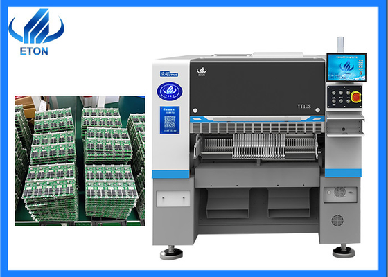 10 bocas Máquina de colocação SMT de cabeça de montagem integrada com software independente