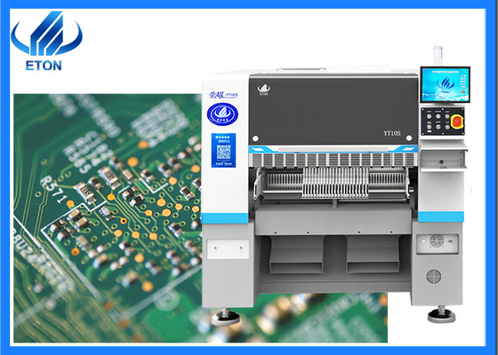 SMT Pick And Place Machine 10 Head 48000cph em linha de produção de montagem de luz LED