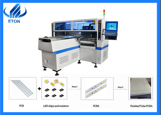 Máquina de montagem de LED SMD 68pcs Estações de alimentação para iluminação LED