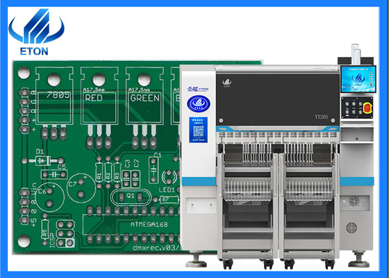 Máquina de montagem SMT YT20S 98000CPH 104 alimentadores Máquina de montagem SMD automática