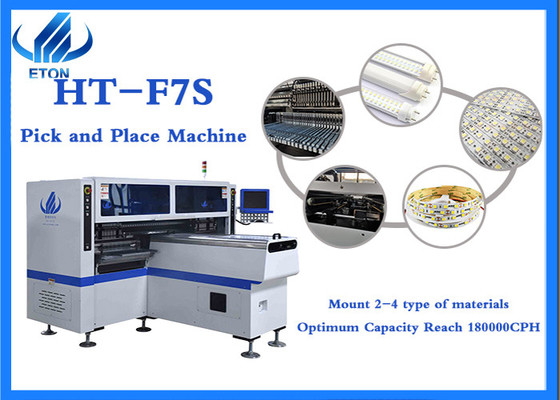 Máquina de montagem SMD 34 bocal com software de P&D na linha de produção SMT