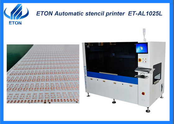 SMT 100m LED Strip Light Stencil Solder Paste Printing Machine com controle de PC